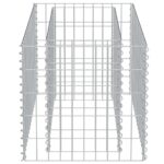 Lit surélevé à gabion Acier galvanisé 90x50x50 cm – Image 4