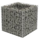 Lit surélevé à gabion Acier galvanisé 50x50x50 cm – Image 2