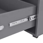 Table basse Gris brillant 100x100x35 cm – Image 4