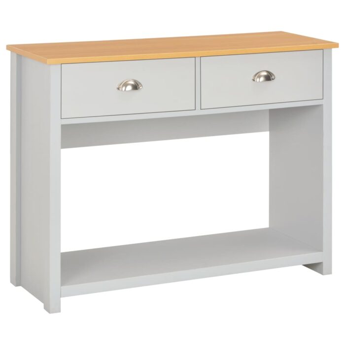 Table console Gris 97 x 35 x 76 cm – Image 1