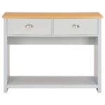 Table console Gris 97 x 35 x 76 cm – Image 2