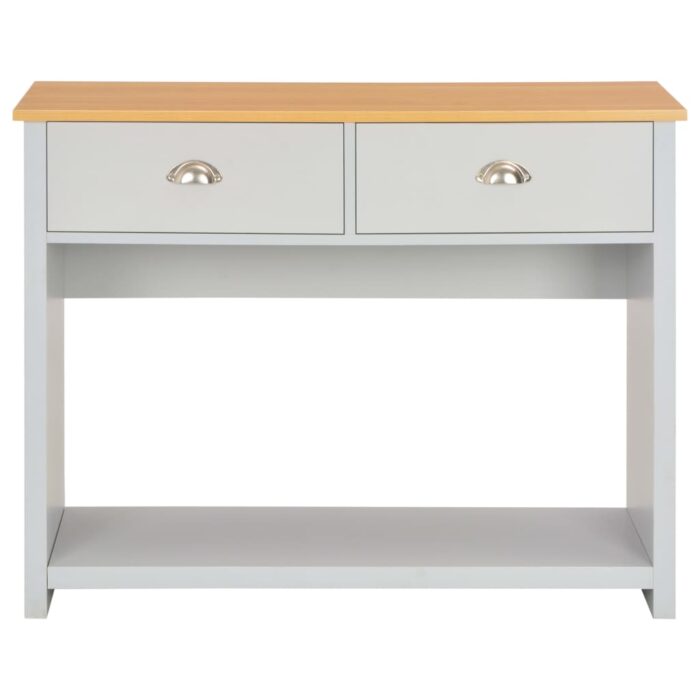 Table console Gris 97 x 35 x 76 cm – Image 2