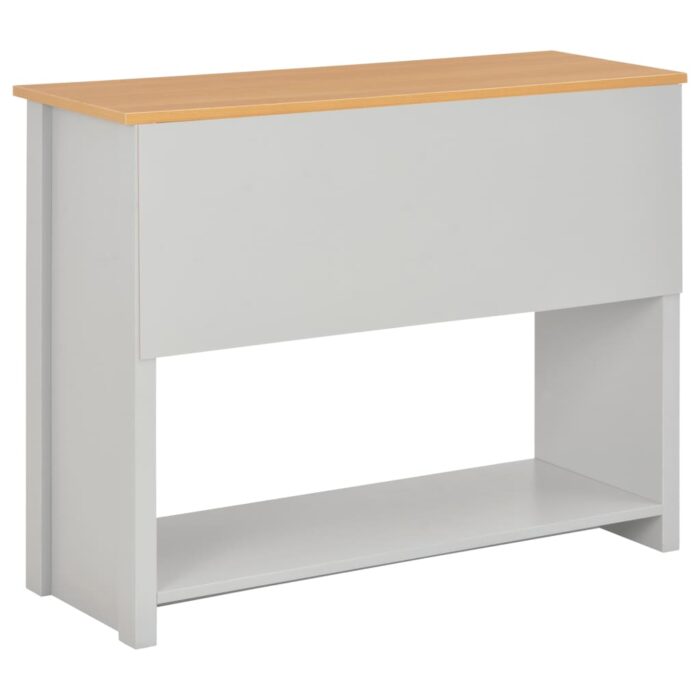 Table console Gris 97 x 35 x 76 cm – Image 3