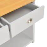 Table console Gris 97 x 35 x 76 cm – Image 6