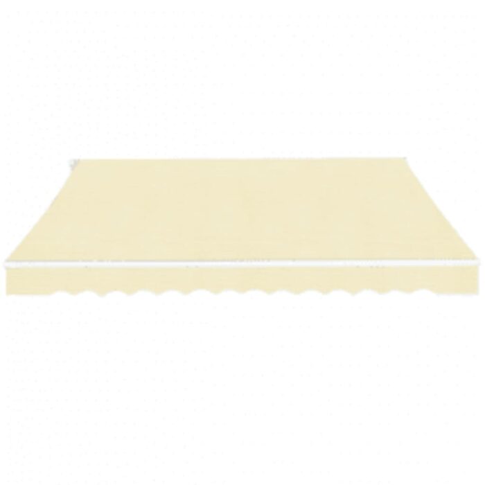 Auvent pliable manuel 600 cm Crème – Image 2