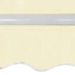 Auvent pliable manuel 600 cm Crème – Image 4