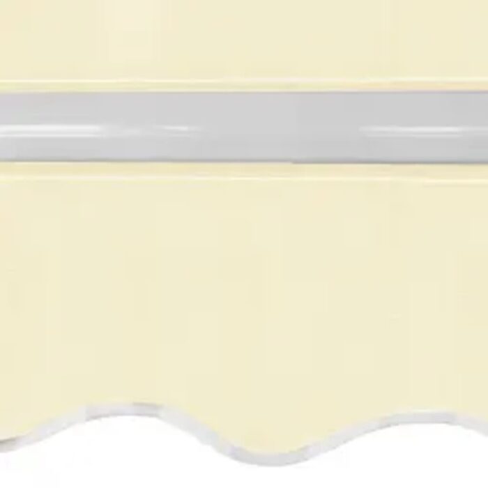 Auvent pliable manuel 600 cm Crème – Image 4