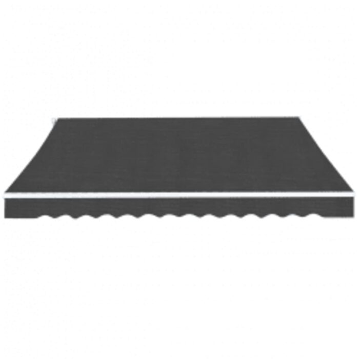 Auvent pliable manuel 600 cm Anthracite – Image 2