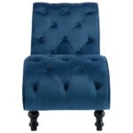 Chaise longue Bleu Velours – Image 2