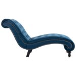 Chaise longue Bleu Velours – Image 3