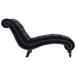 Chaise longue Noir Velours – Image 3
