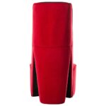 Chaise en forme de talon haut rouge velours – Image 4
