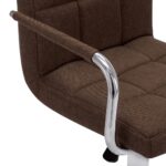 Chaise de bar Marron Tissu – Image 5