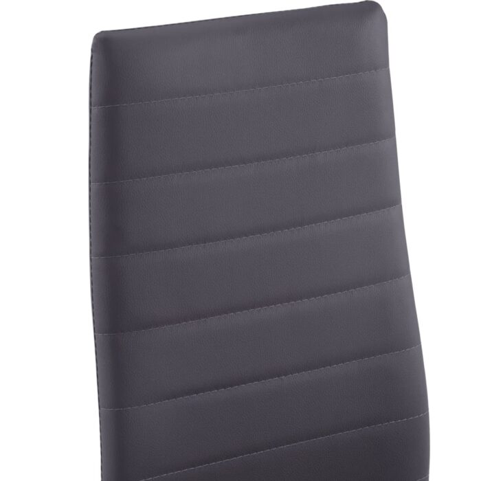 Mobilier de salle à manger 5 pcs Gris – Image 10