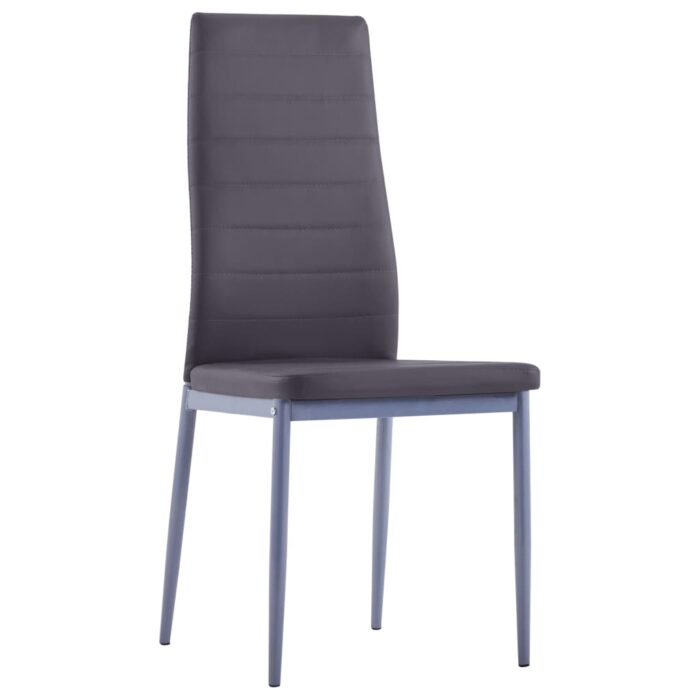 Mobilier de salle à manger 5 pcs Gris – Image 6