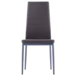 Mobilier de salle à manger 5 pcs Gris – Image 7