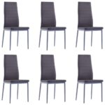 Ensemble à dîner 7 pcs Gris – Image 5