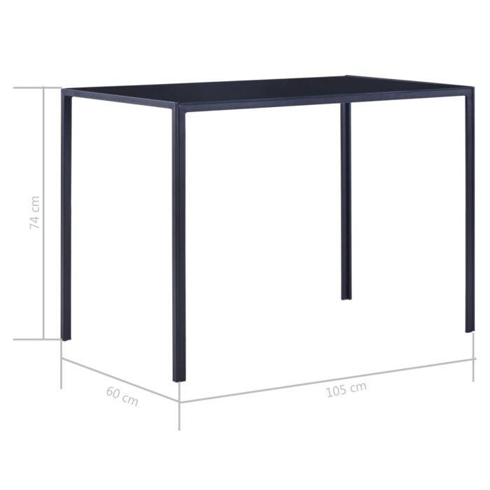 Mobilier de salle à manger 5 pcs Rouge bordeaux – Image 12