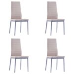 Ensemble de salle à manger 5 pcs Cappuccino – Image 5