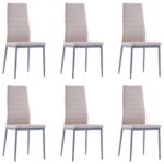 Ensemble de salle à manger 7 pcs Cappuccino – Image 5