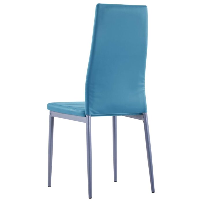 Ensemble de salle à manger 5 pcs Bleu – Image 9