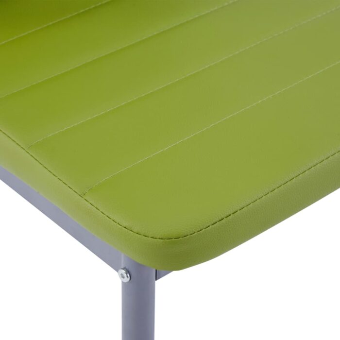 Mobilier de salle à manger 5 pcs Vert – Image 11