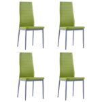 Mobilier de salle à manger 5 pcs Vert – Image 5