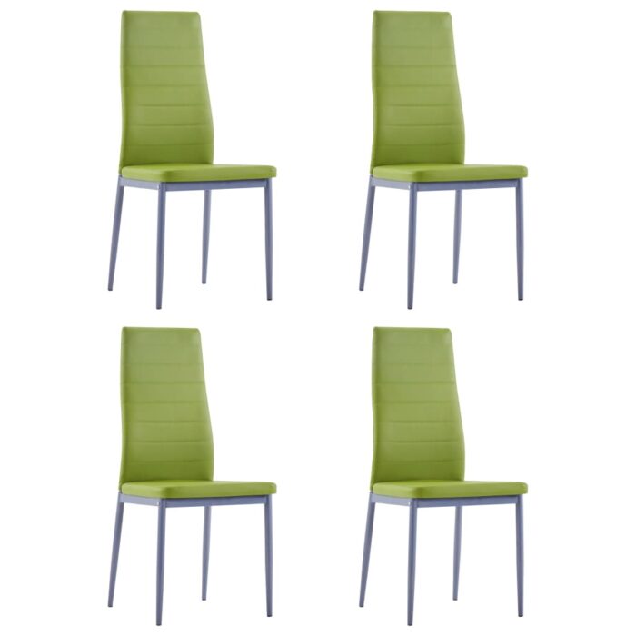 Mobilier de salle à manger 5 pcs Vert – Image 5