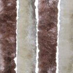 Moustiquaire Beige et marron clair 56 x 185 cm Chenille – Image 2