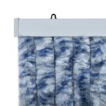 Moustiquaire Bleu blanc et argenté 90x220 cm Chenille – Image 4
