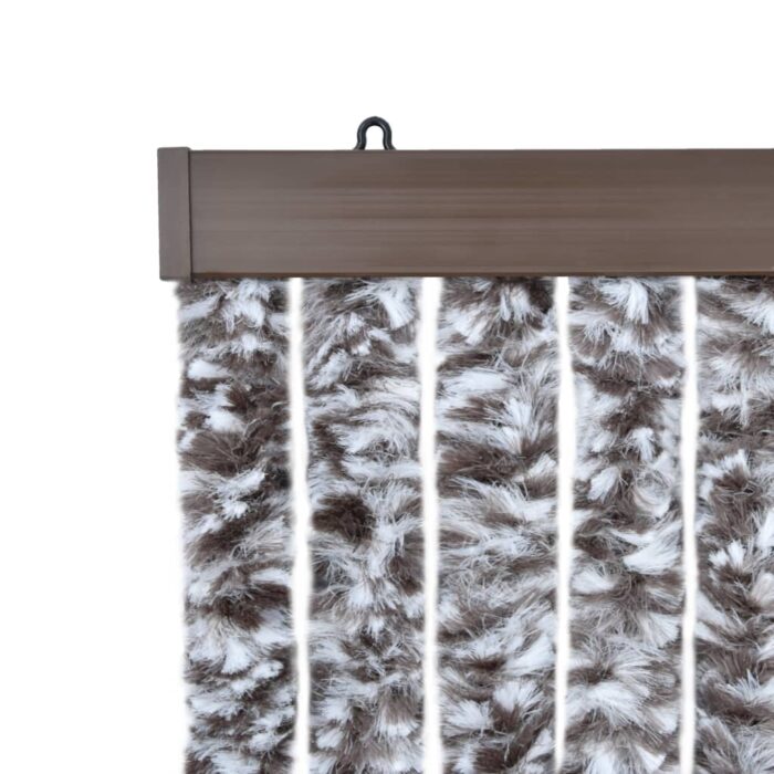 Moustiquaire Marron et beige 90 x 220 cm Chenille – Image 4