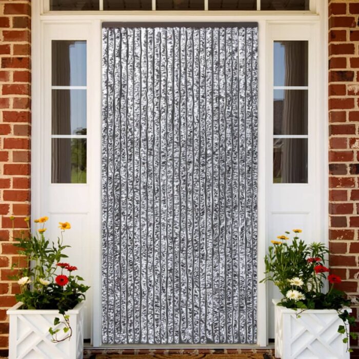 Moustiquaire Marron et beige 90 x 220 cm Chenille – Image 1