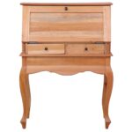 Bureau secrétaire 78x42x103 cm Bois d'acajou massif – Image 2