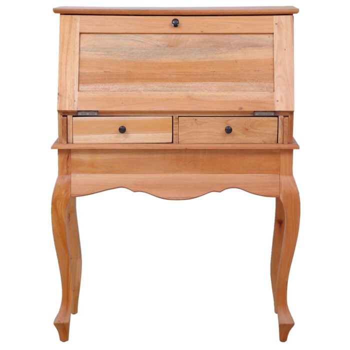 Bureau secrétaire 78x42x103 cm Bois d'acajou massif – Image 2