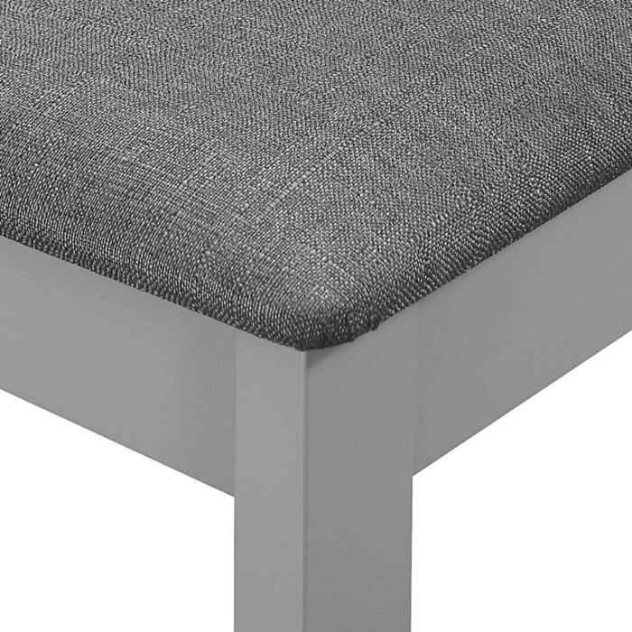 Mobilier de salle à manger 3 pcs MDF Gris – Image 11
