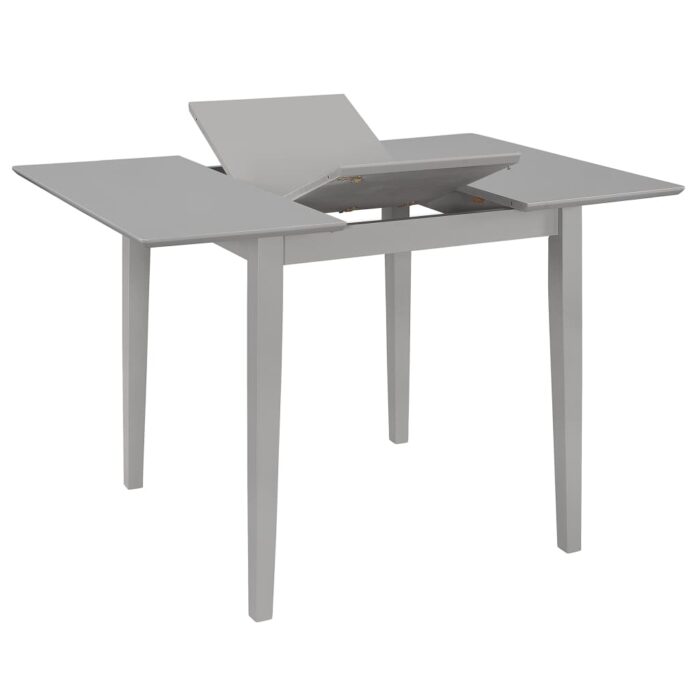 Mobilier de salle à manger 3 pcs MDF Gris – Image 2