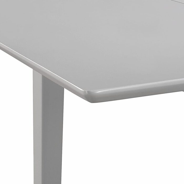 Mobilier de salle à manger 3 pcs MDF Gris – Image 5