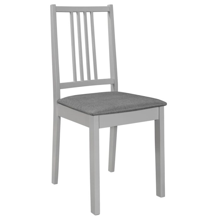 Mobilier de salle à manger 3 pcs MDF Gris – Image 7