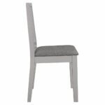 Mobilier de salle à manger 3 pcs MDF Gris – Image 8