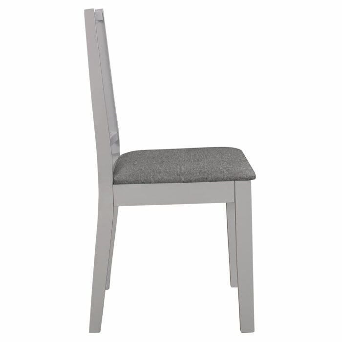 Mobilier de salle à manger 3 pcs MDF Gris – Image 8