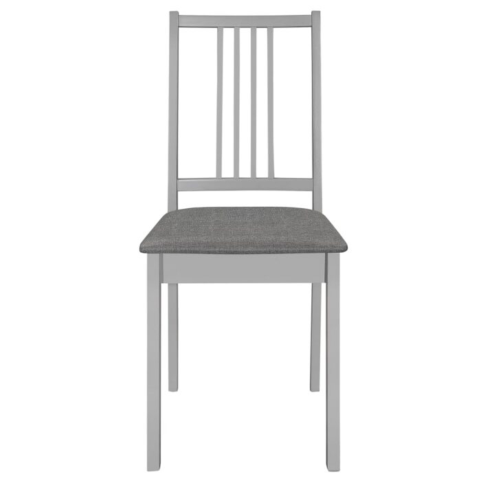 Mobilier de salle à manger 5 pcs MDF Gris – Image 10