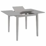 Mobilier de salle à manger 5 pcs MDF Gris – Image 2