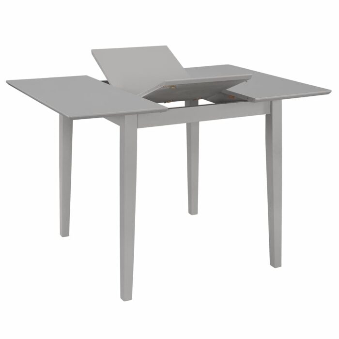 Mobilier de salle à manger 5 pcs MDF Gris – Image 2