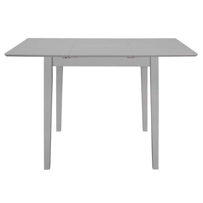 Mobilier de salle à manger 5 pcs MDF Gris – Image 3