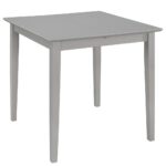 Mobilier de salle à manger 5 pcs MDF Gris – Image 4