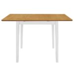 Mobilier de salle à manger 3 pcs MDF Blanc – Image 3