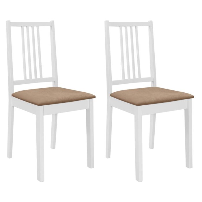 Mobilier de salle à manger 3 pcs MDF Blanc – Image 6