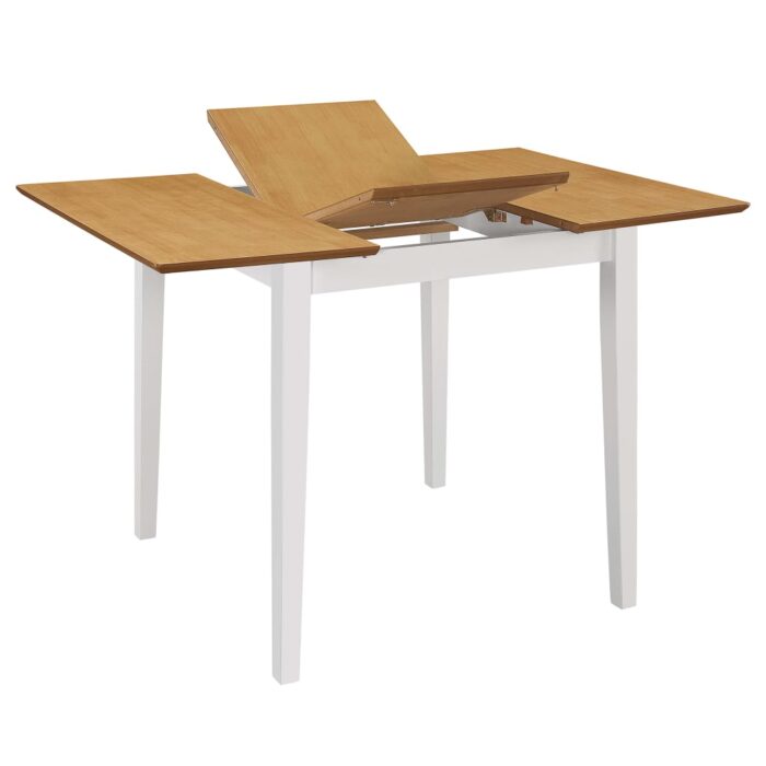 Mobilier de salle à manger 5 pcs MDF Blanc – Image 2