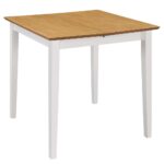 Mobilier de salle à manger 5 pcs MDF Blanc – Image 4