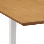 Mobilier de salle à manger 5 pcs MDF Blanc – Image 5